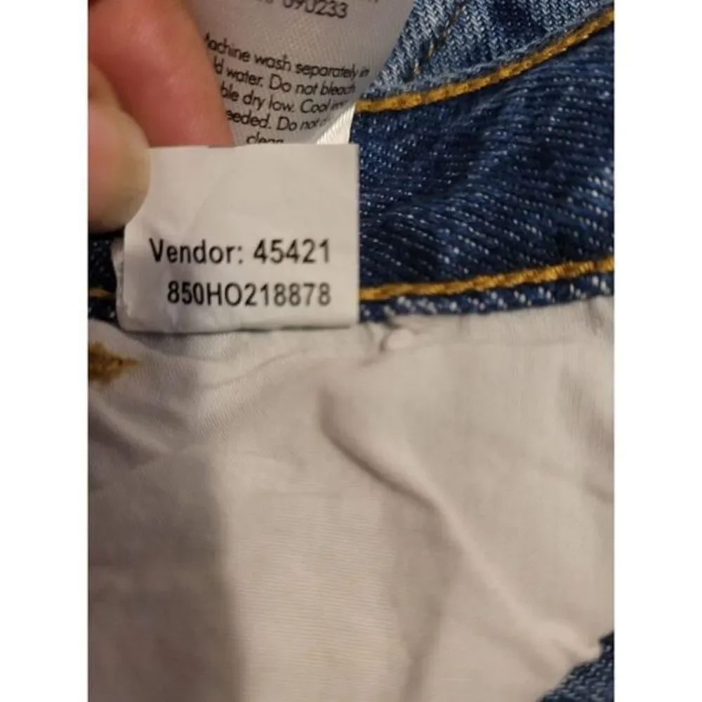 Pacsun Jeans Womens 26 Patchwork Floral Wide Leg Carpenter Raw‎ Hem Denim Retro